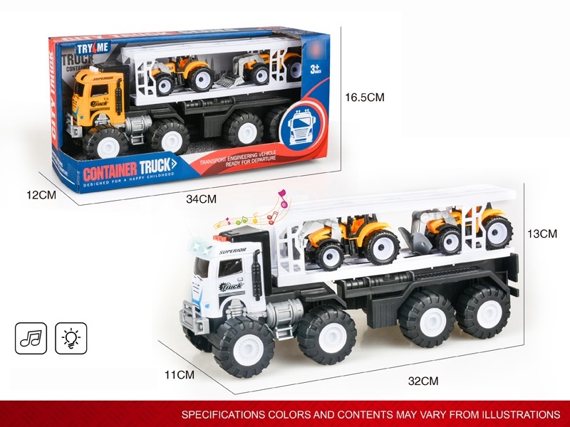 FRICTION CONSTRUCTION CAR W/LIGHT & MUSIC - HP1183246