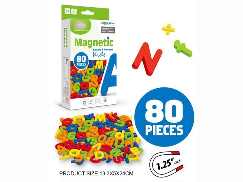 磁性数字符号卡头盒庄(1.25英寸)80pcs - HP1183266
