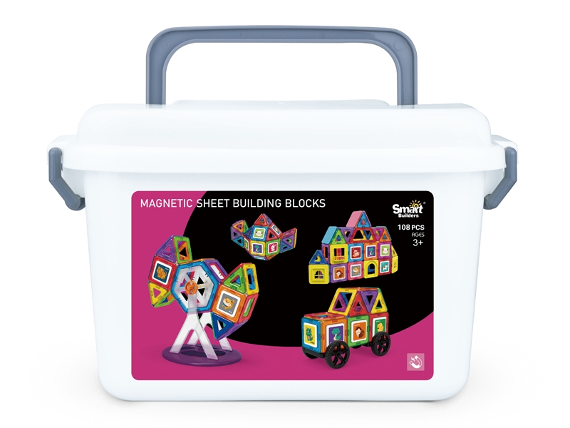 MAGNETIC BUILDING BLOCKS 108PCS - HP1183354
