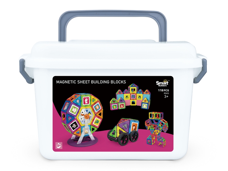 MAGNETIC BUILDING BLOCKS 118PCS - HP1183355