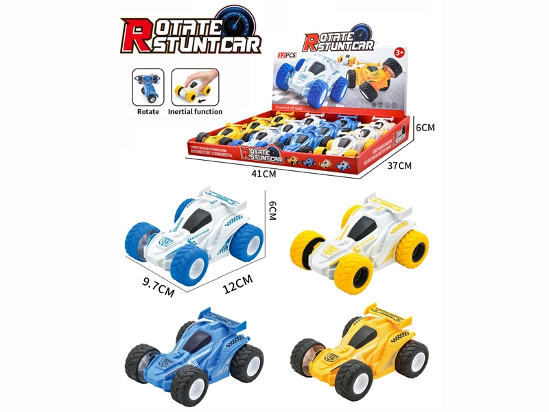 FRICTION TWIST STUNT CAR，12PCS/DISPLAY BOX - HP1183525