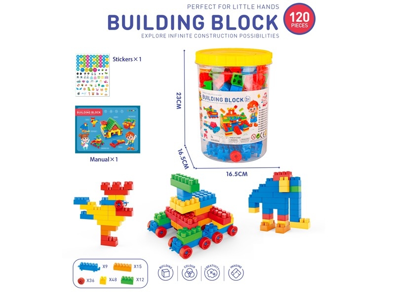 BUILDING BLOCKS 120PCS - HP1183605