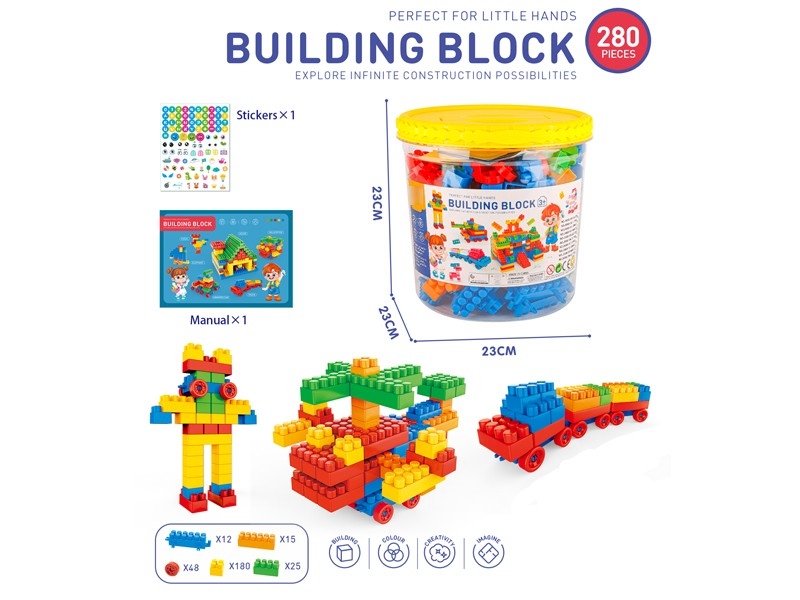 BUILDING BLOCKS 280PCS - HP1183607