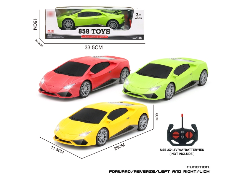 1:16 R/C CAR W/LIGHT，NOT INCLUDED BATTERY - HP1183928