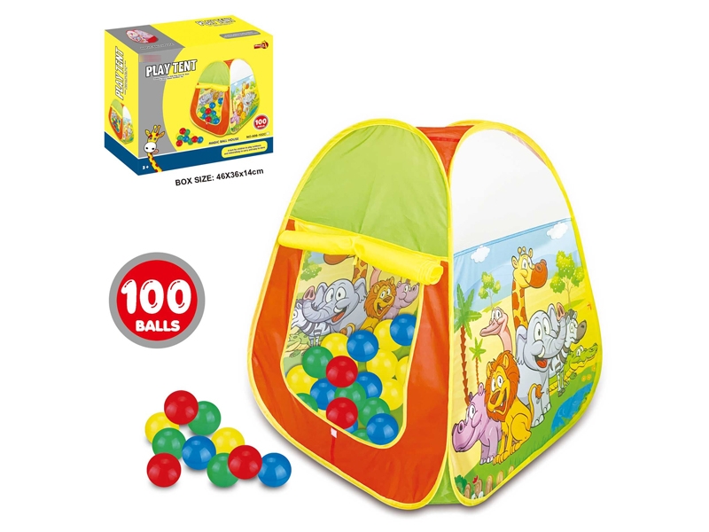 TENT W/BALL 100PCS - HP1184090