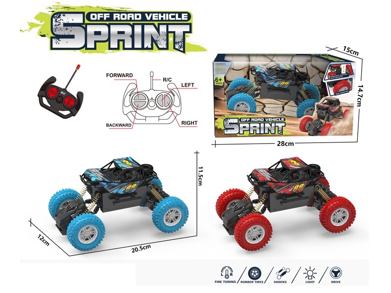 4-CHANNELS R/C CLIMBING CAR W/LIGHT - HP1184553