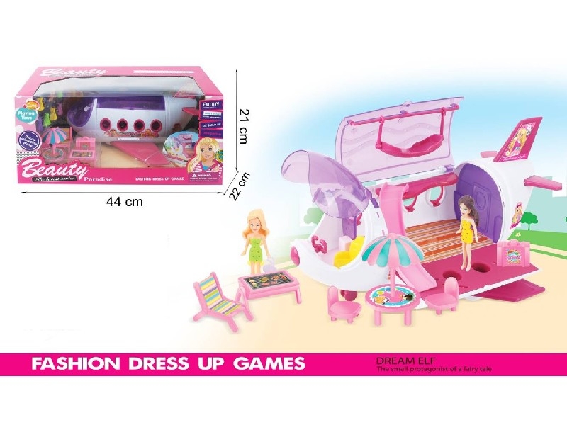 AIRCRAFT W/FASHION  DOLL & ACCESSORIES - HP1184972