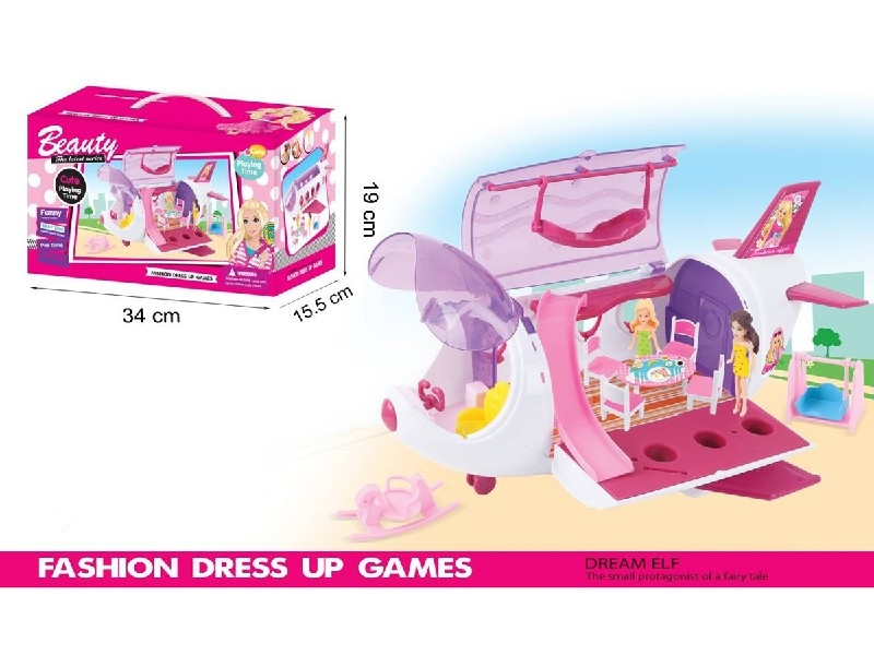 AIRCRAFT W/FASHION  DOLL & ACCESSORIES - HP1184973