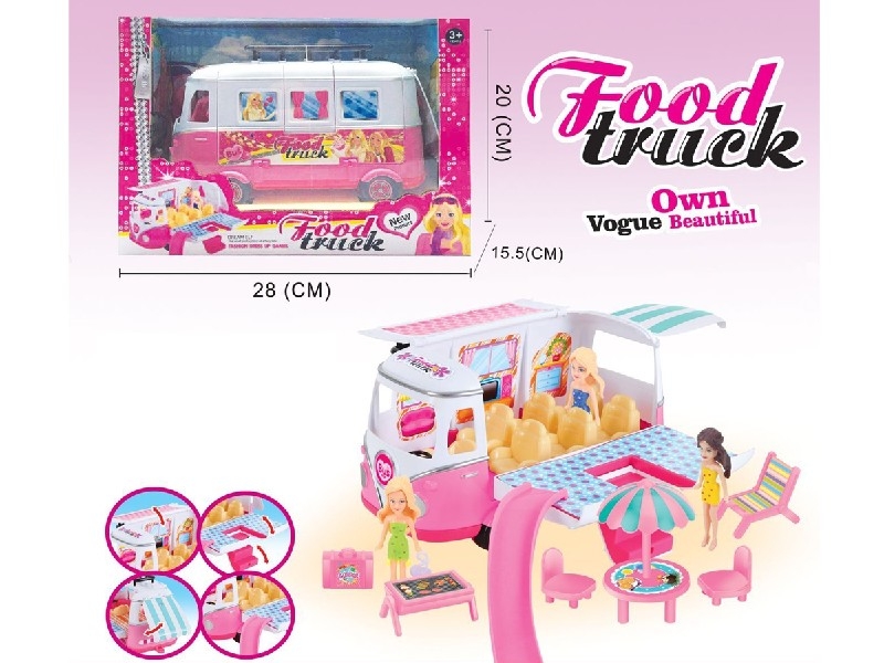 BUS W/FASHION  DOLL & ACCESSORIES - HP1184986