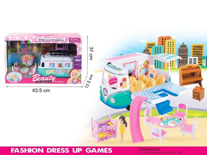 BUS W/FASHION  DOLL & ACCESSORIES - HP1184989