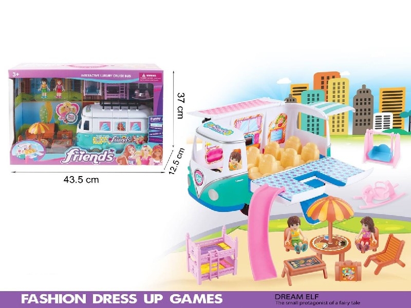 BUS W/FASHION  DOLL & ACCESSORIES - HP1184990