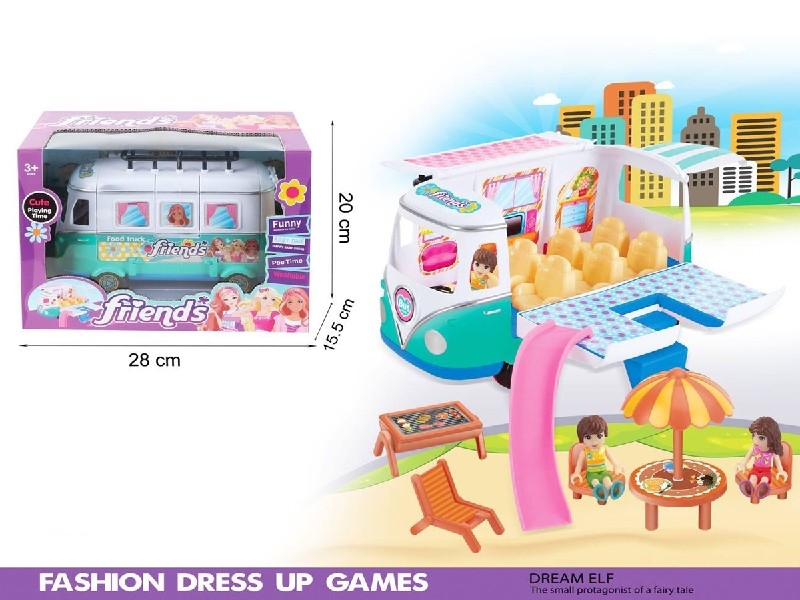 BUS W/FASHION  DOLL & ACCESSORIES - HP1184992