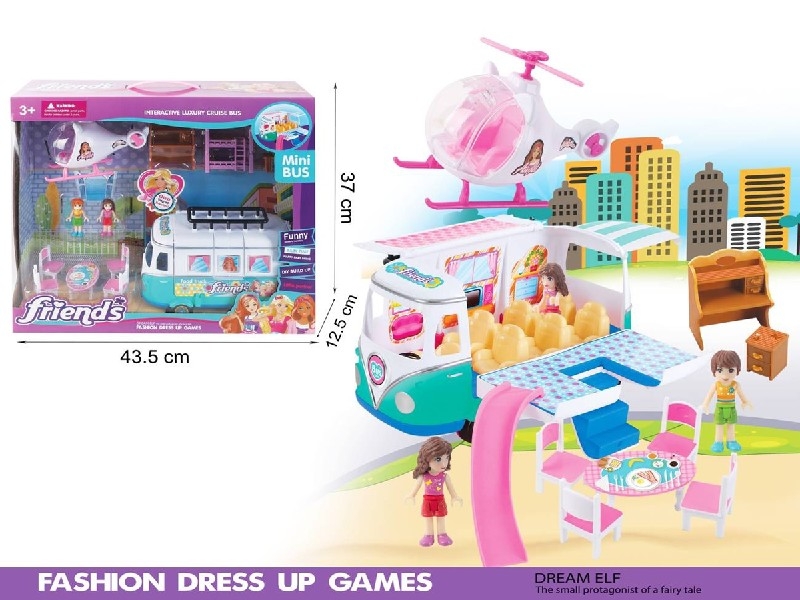 BUS W/FASHION  DOLL & ACCESSORIES - HP1184994