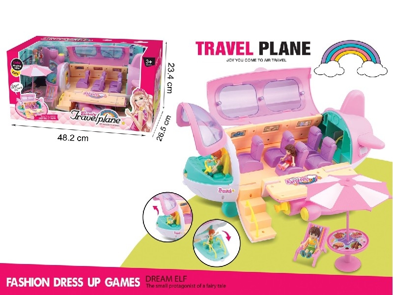 AIRCRAFT W/FASHION  DOLL & ACCESSORIES - HP1184999