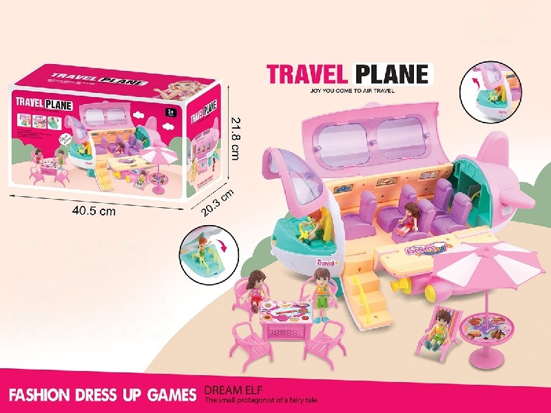 AIRCRAFT W/FASHION  DOLL & ACCESSORIES - HP1185000