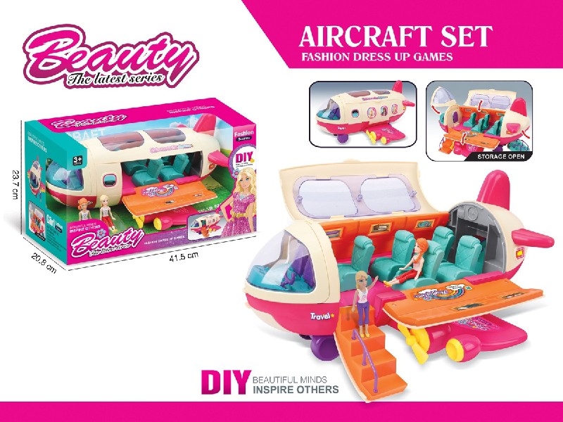 AIRCRAFT W/FASHION  DOLL & ACCESSORIES - HP1185014