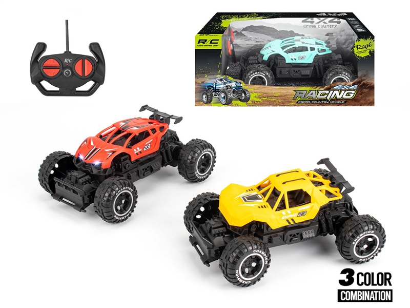 4-CHANNEL R/C CLIMBING CAR，RED/YELLOW - HP1185415