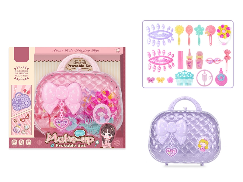 BEAUTY SET 17PCS RED/PURPLE - HP1186728