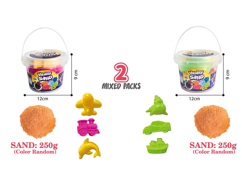SPACE SAND SET 250G W/ACCESSORIES，2ASST - HP1187164