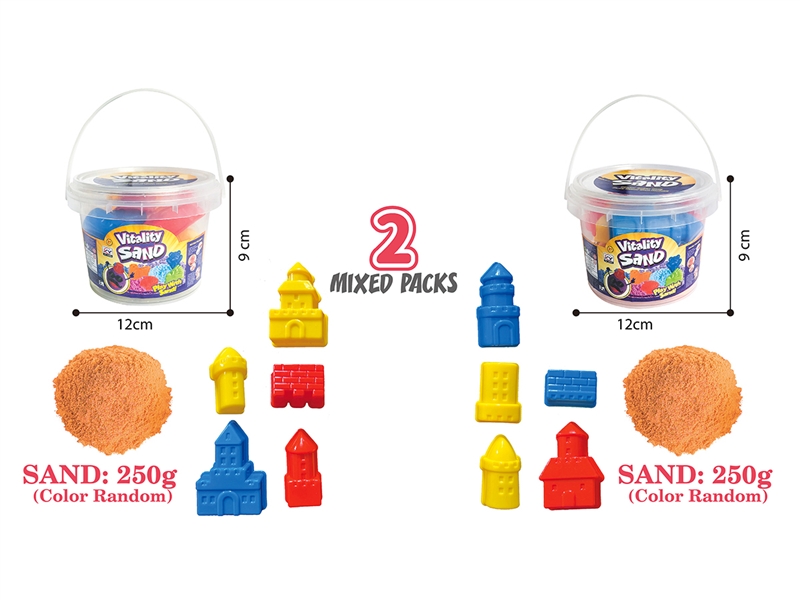 SPACE SAND SET 250G W/ACCESSORIES，2ASST - HP1187165