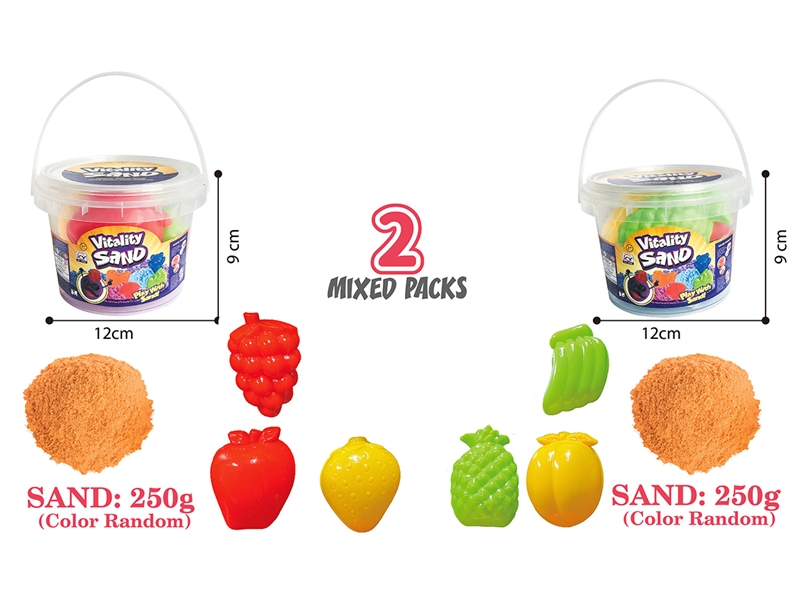 SPACE SAND SET 250G W/ACCESSORIES，2ASST - HP1187168