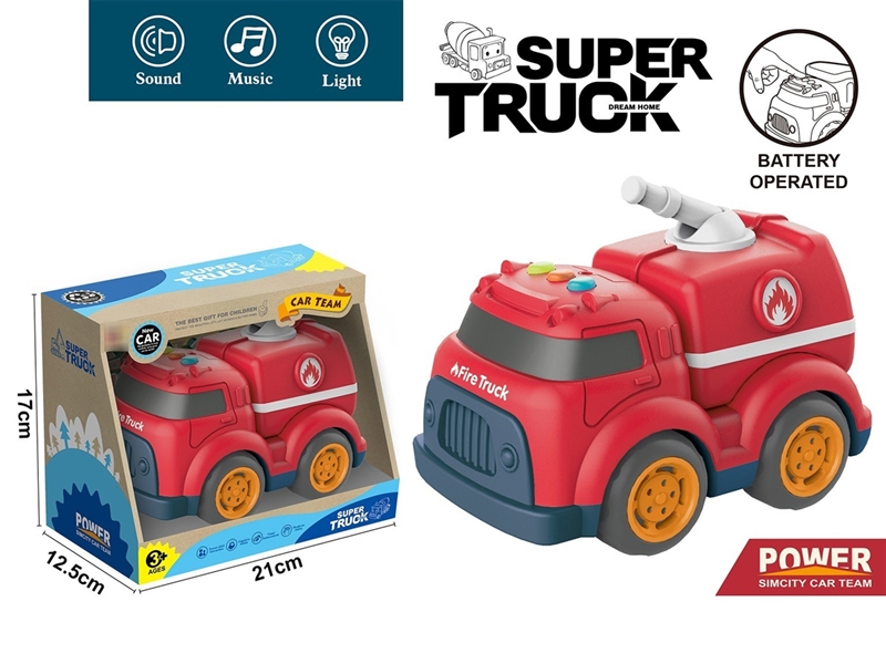 FREE WAY FIRE TRUCK W/LIGHT & MUSIC - HP1187509