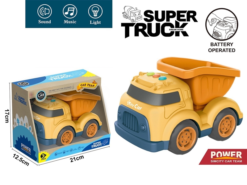 FREE WAY CONSTRUCTION TRUCK W/LIGHT & MUSIC - HP1187510