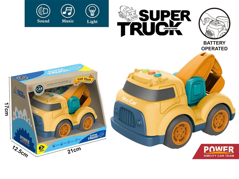 FREE WAY CONSTRUCTION TRUCK W/LIGHT & MUSIC - HP1187512