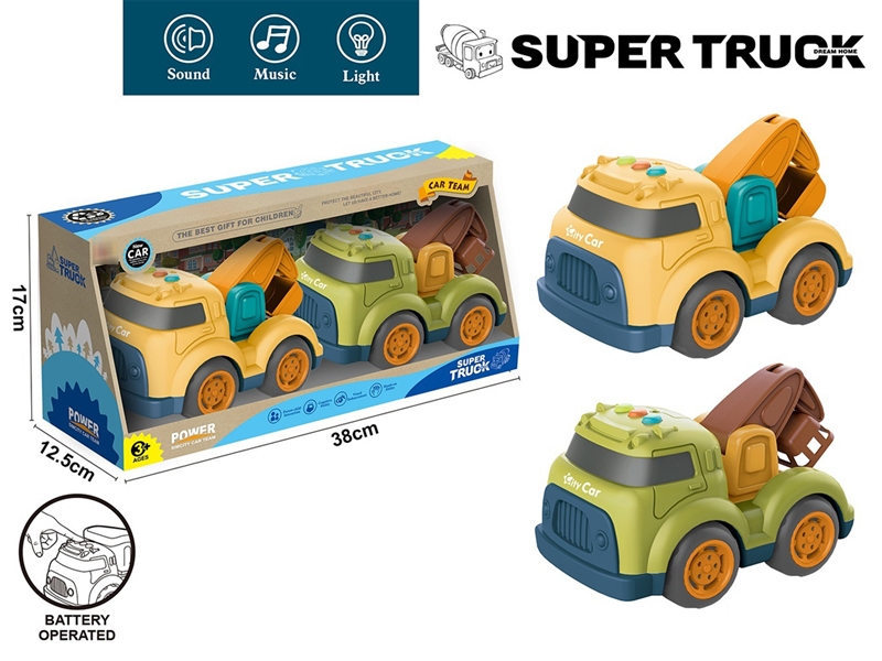 FREE WAY CONSTRUCTION TRUCK W/LIGHT & MUSIC - HP1187515