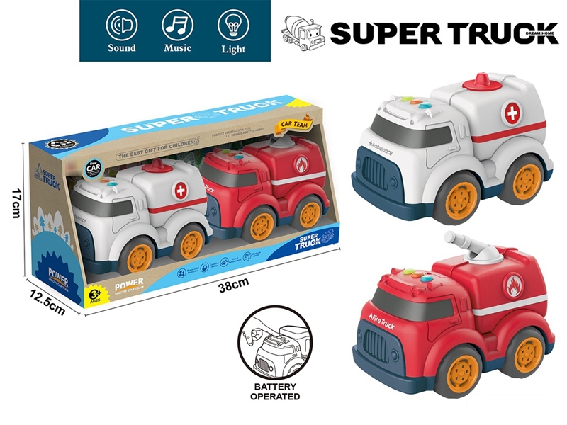 FREE WAY CONSTRUCTION TRUCK W/LIGHT & MUSIC - HP1187520