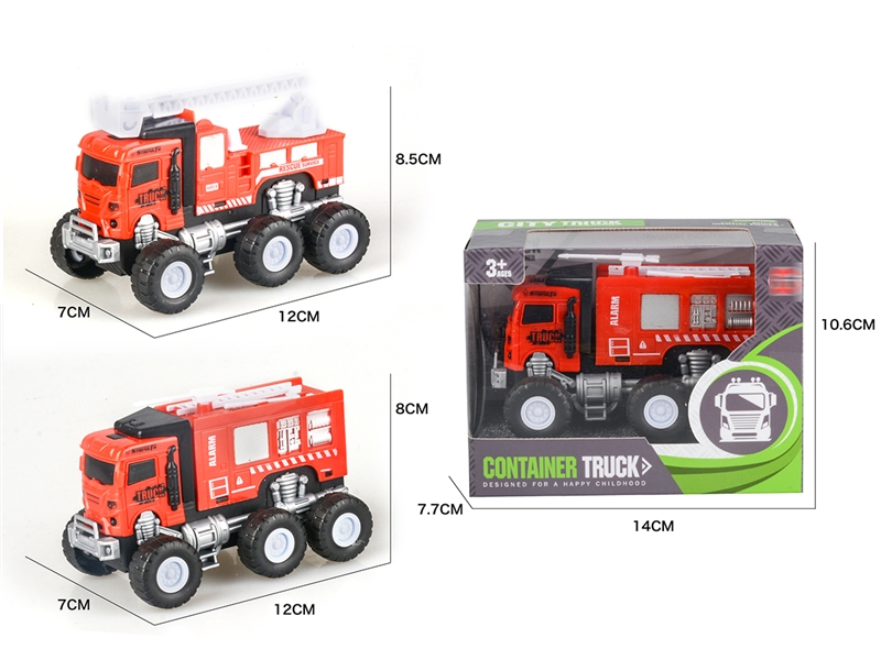 FRICTION FIRE TRUCK，2ASST - HP1187680