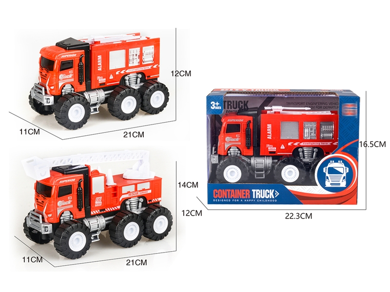 FRICTION FIRE TRUCK，2ASST - HP1187745