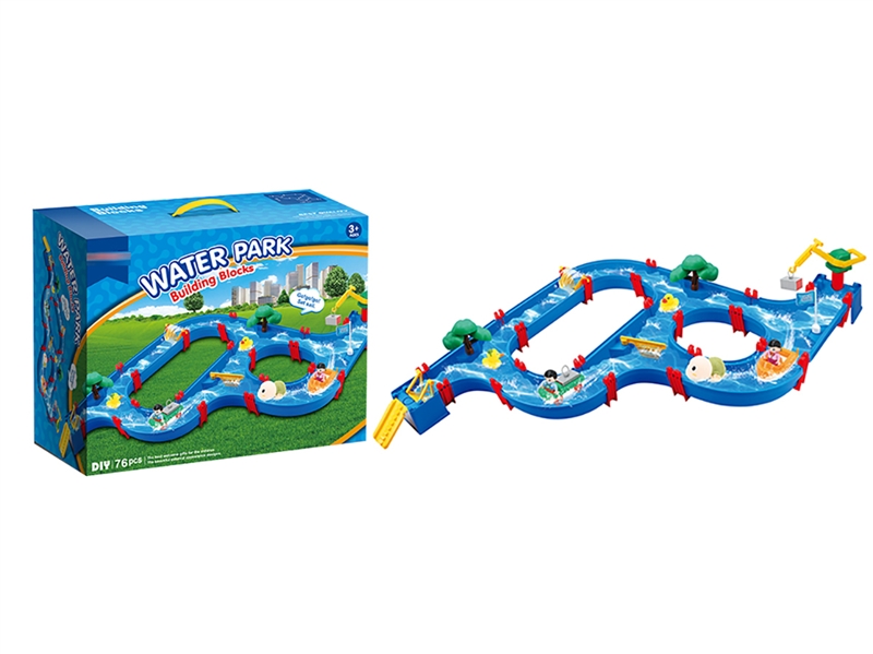 DIY WATER PARK BUILDING BLOCKS(76PCS) - HP1188527