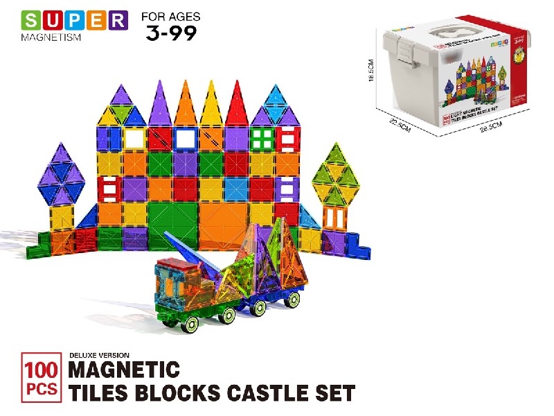 MAGNETIC BUILDING BLOCKS 100PCS - HP1188672