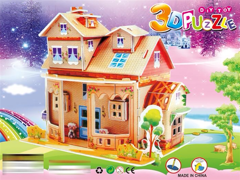 欧式小屋立体拼图 - HP1188951