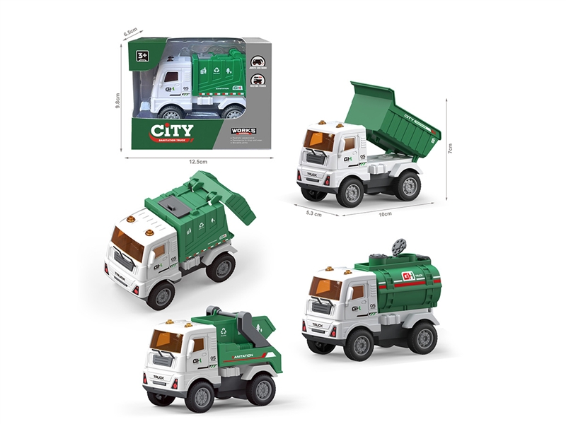 FRICTION SANITATION TRUCK，4ASST - HP1189072