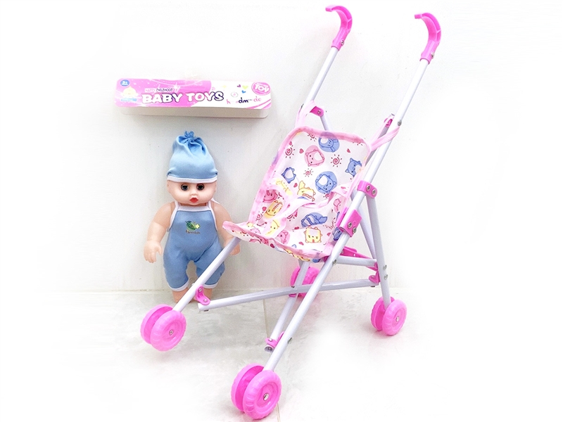 BLOW MOLD DOLL W/IC & BABY STROLLER - HP1189151