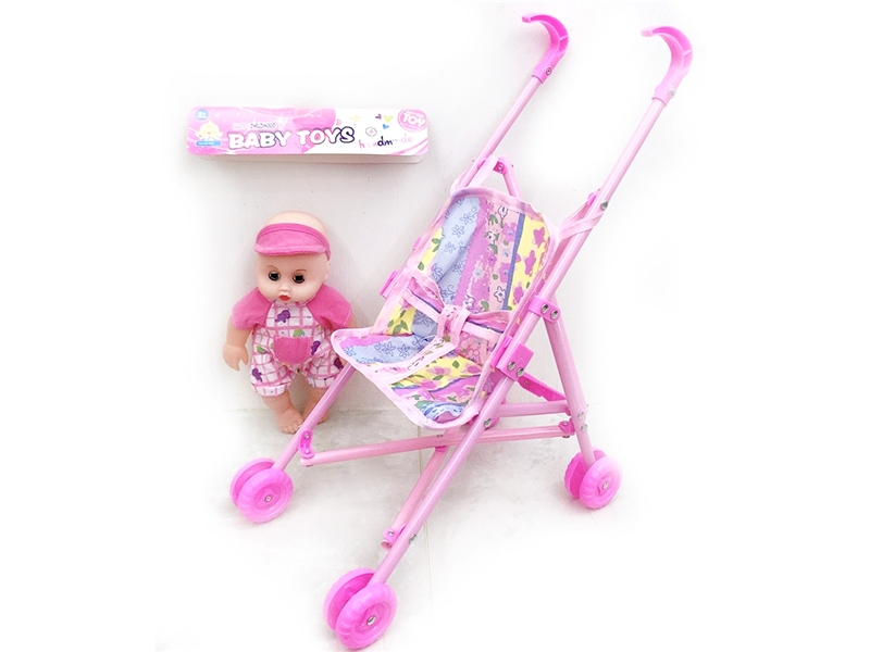 BLOW MOLD DOLL W/IC & BABY STROLLER - HP1189152