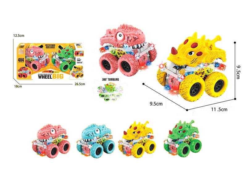 FRICTION STUNT CAR W/LIGHT - HP1189566