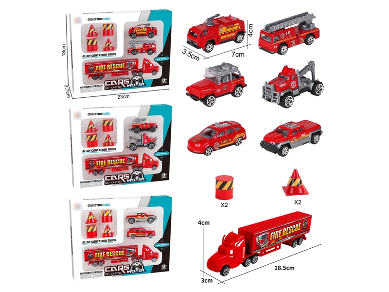 FREE WAY DIE-CAST FIRE TRUCK - HP1189823
