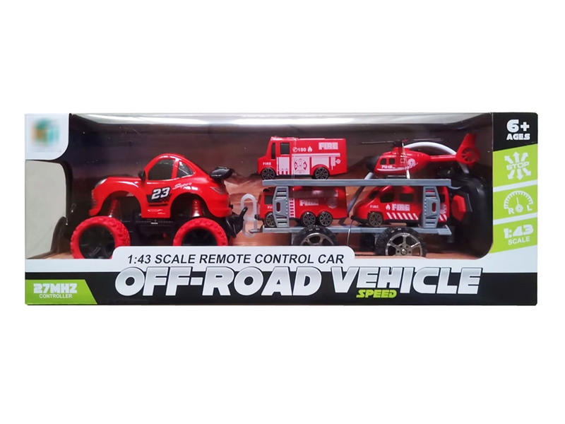 1:43 R/C CAR W/FREE WAY CAR , NOT INCLUDED BATTERY - HP1189947
