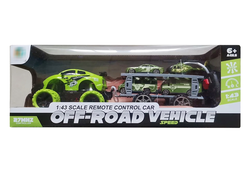 1:43 R/C CAR W/FREE WAY CAR , NOT INCLUDED BATTERY - HP1189949