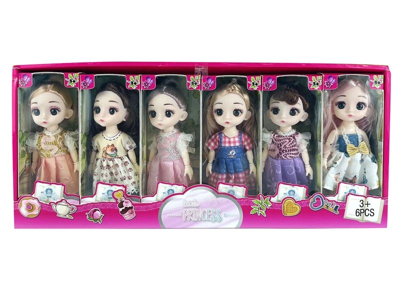 6”JOINTS BODY DOLL（3D EYES）,6PCS/DISPLAY BOX - HP1190122