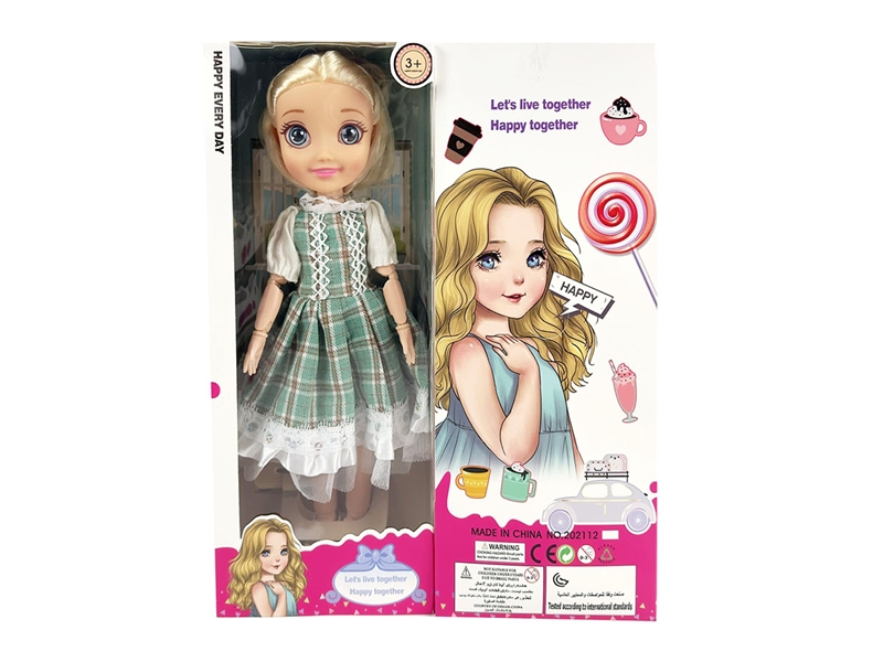 12”JOINTS BODY DOLL（3D EYES） - HP1190136