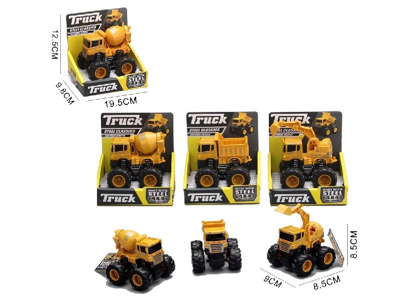 FRICTION DIE-CAST CONSTRUCTION TRUCK - HP1190366