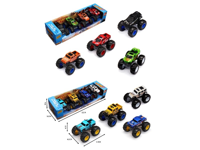 FREE WAY DIE-CAST CLIMBING CAR，2ASST - HP1190375