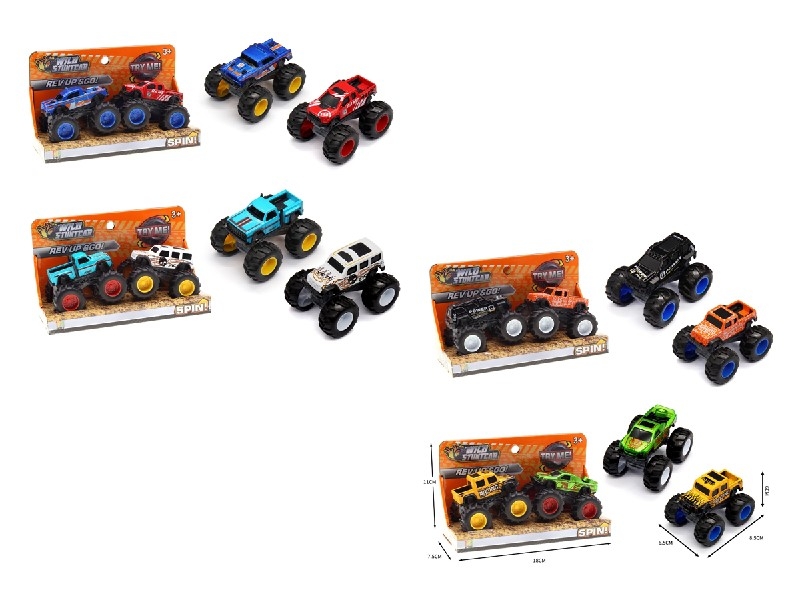 FREE WAY DIE-CAST CLIMBING CAR，4ASST - HP1190378