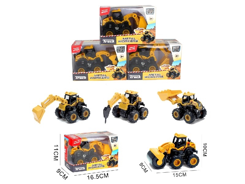 FREE WAY DIE-CAST CLIMBING CONSTRUCTION TRUCK - HP1190391