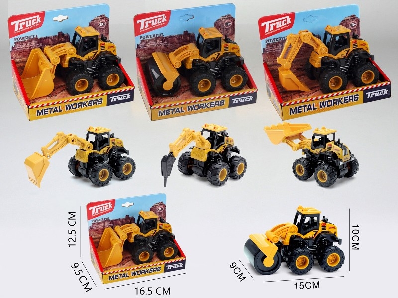 FREE WAY DIE-CAST CLIMBING CONSTRUCTION TRUCK - HP1190392
