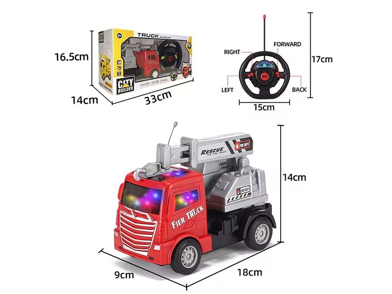 4 CHANNE R/C CONSTRUCTION TRUCK W/3D LIGHT - HP1190897